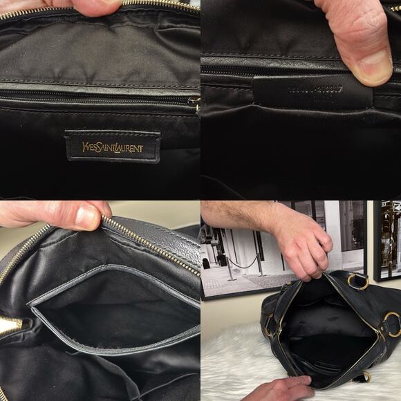 Yves Saint Laurent  Muse Handbag Black Leather - Picture 16 of 16